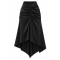 SATIN SKIRT BLACK