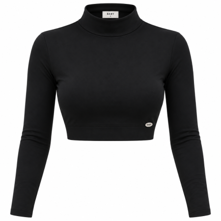 CROP TOP -BLACK