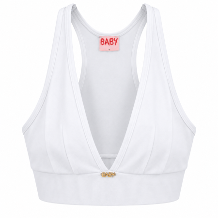 LOUNGE BRA -WHITE