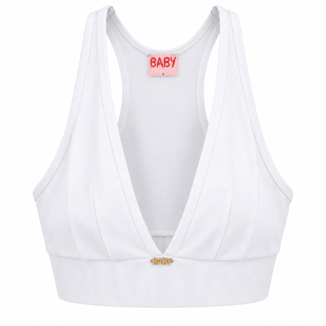 LOUNGE BRA -WHITE