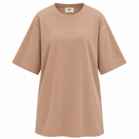 OVERSIZED T-SHIRT TOFFEE