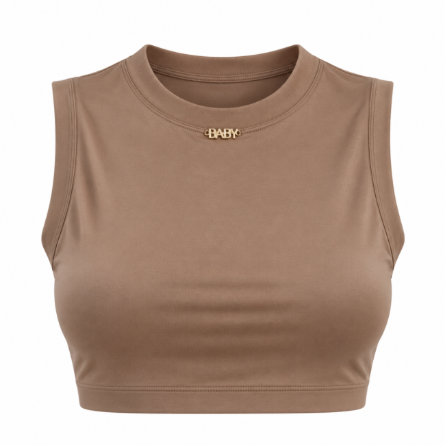 MINI TOP -CARAMEL
