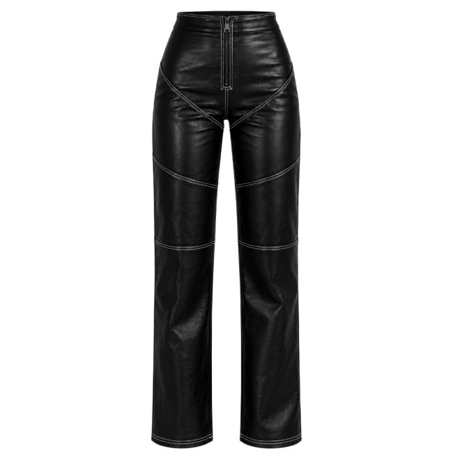BLACK WIDOW - LEATHER pants