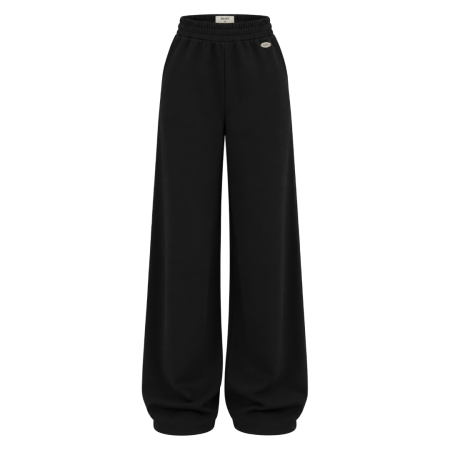 FLARED TROUSERS -BLACK