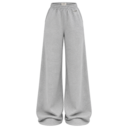 FLARED TROUSERS -LIGHT GREY