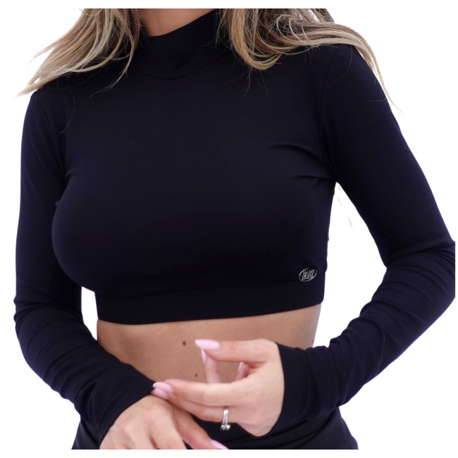 CROP TOP -BLACK