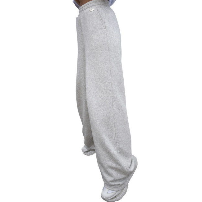 FLARED TROUSERS -LIGHT GREY