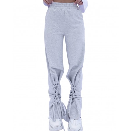 TIE PANTS -GREY